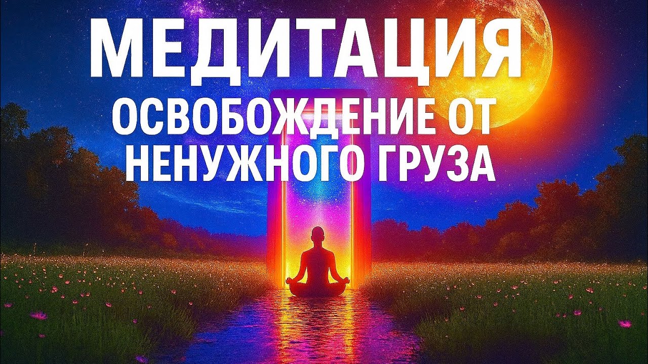 Медитация — освобождение от ненужного груза. Сбрось тяжесть