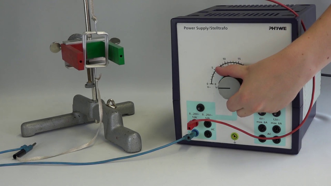 Coil in a magnetic field - experiment