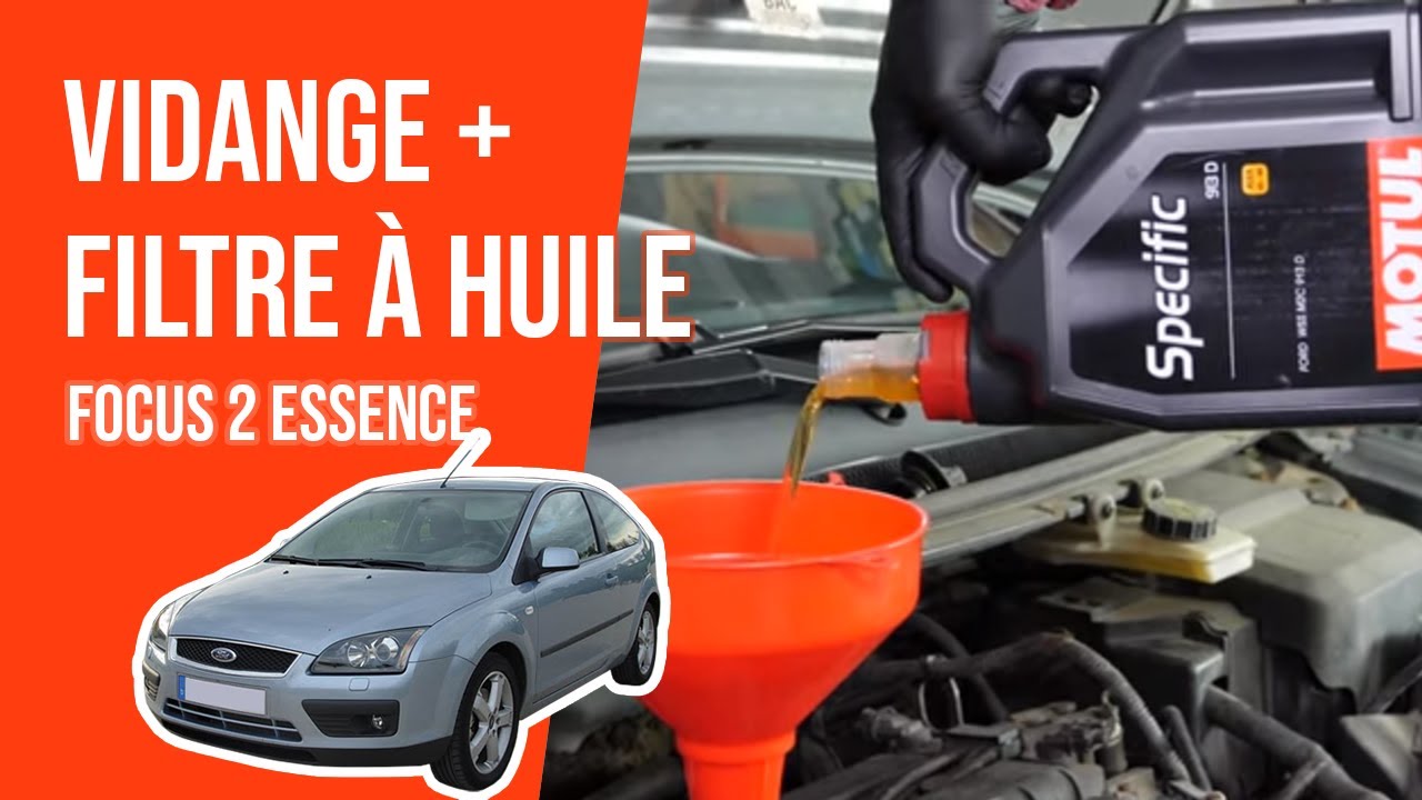 Vidange et changement du filtre à huile FOCUS 2 1.6 TI 🛢