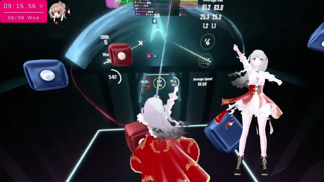 【Beatsaber】明鏡止水（Hard 失敗）