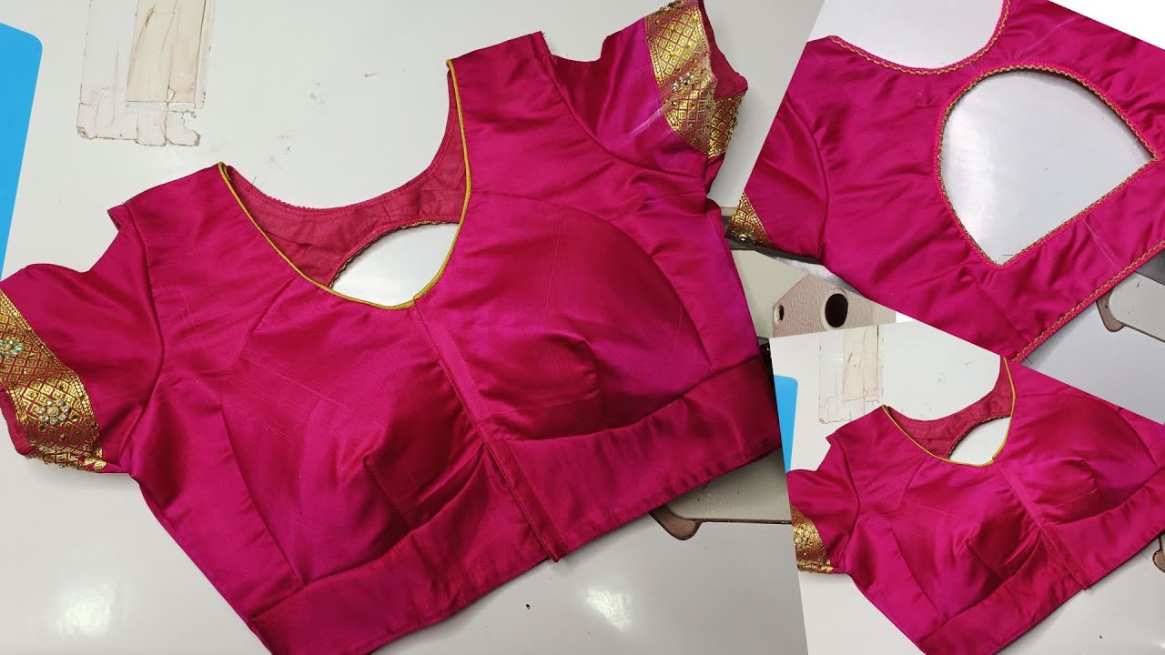 32 размер выреза лодочкой katori Blouse Cutting | Дизайн блузки katori | Дизайн блузки с вырезом ...