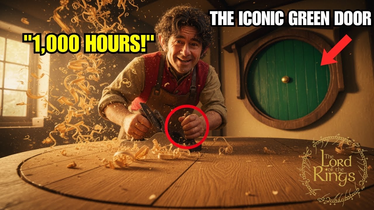 24 Hours in a Hobbit Workshop: Crafting a Perfect 4-Foot Round Oak Door