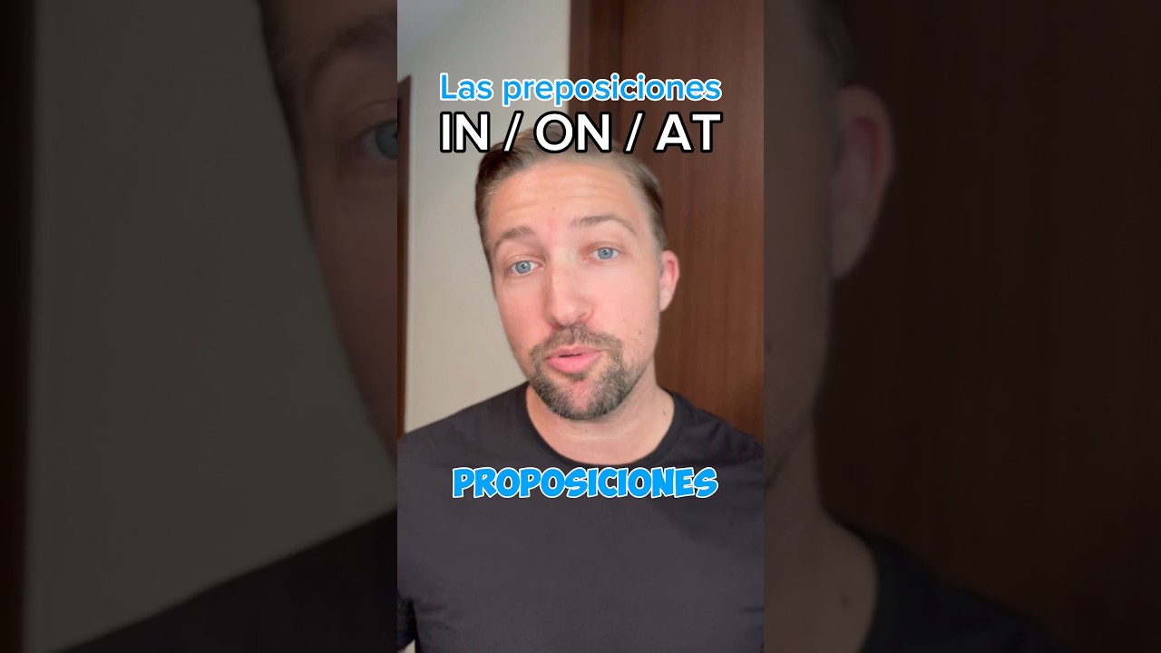 Aprende el uso de IN / ON / AT en inglés
