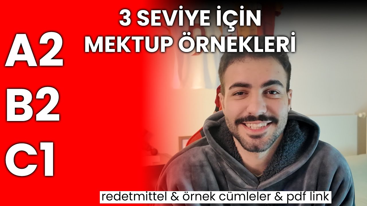 A2, B1 ve C1 Düzeyinde Almanca Brief & Mektup Nasıl Yazılır? | Redemittel & Örnekler