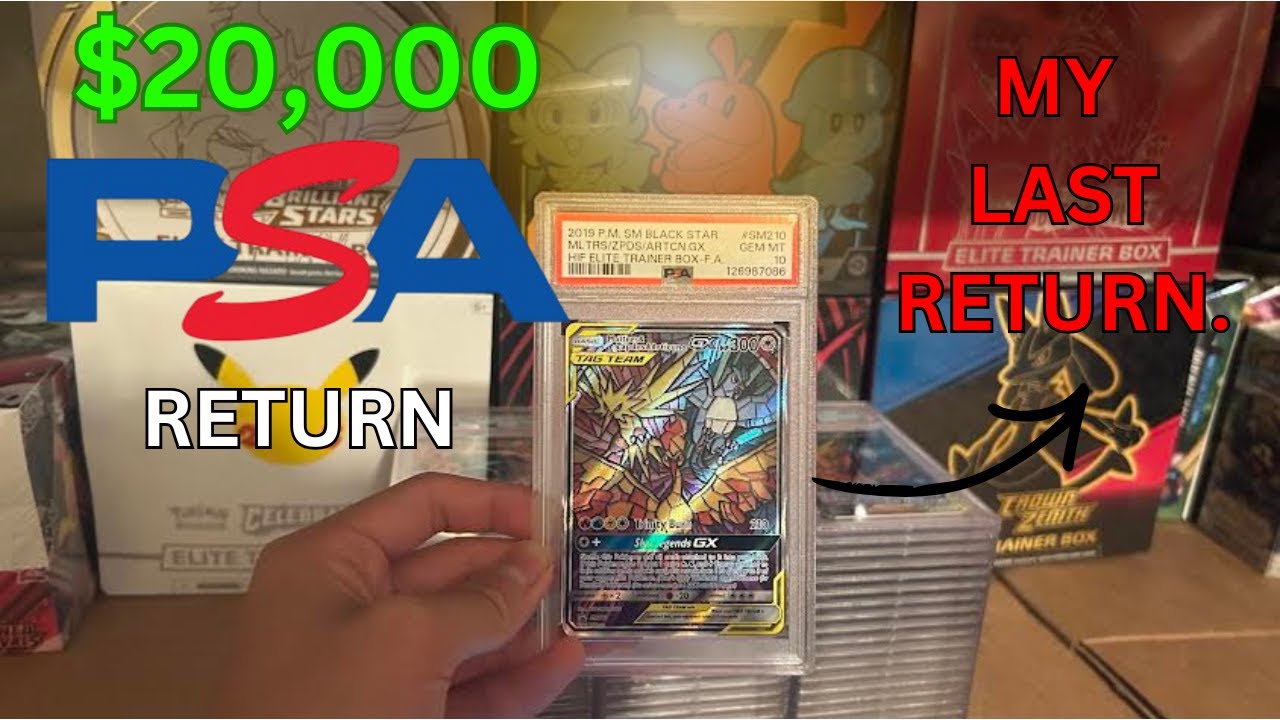 HUGE $20,000 Pokemon PSA Submission Return
