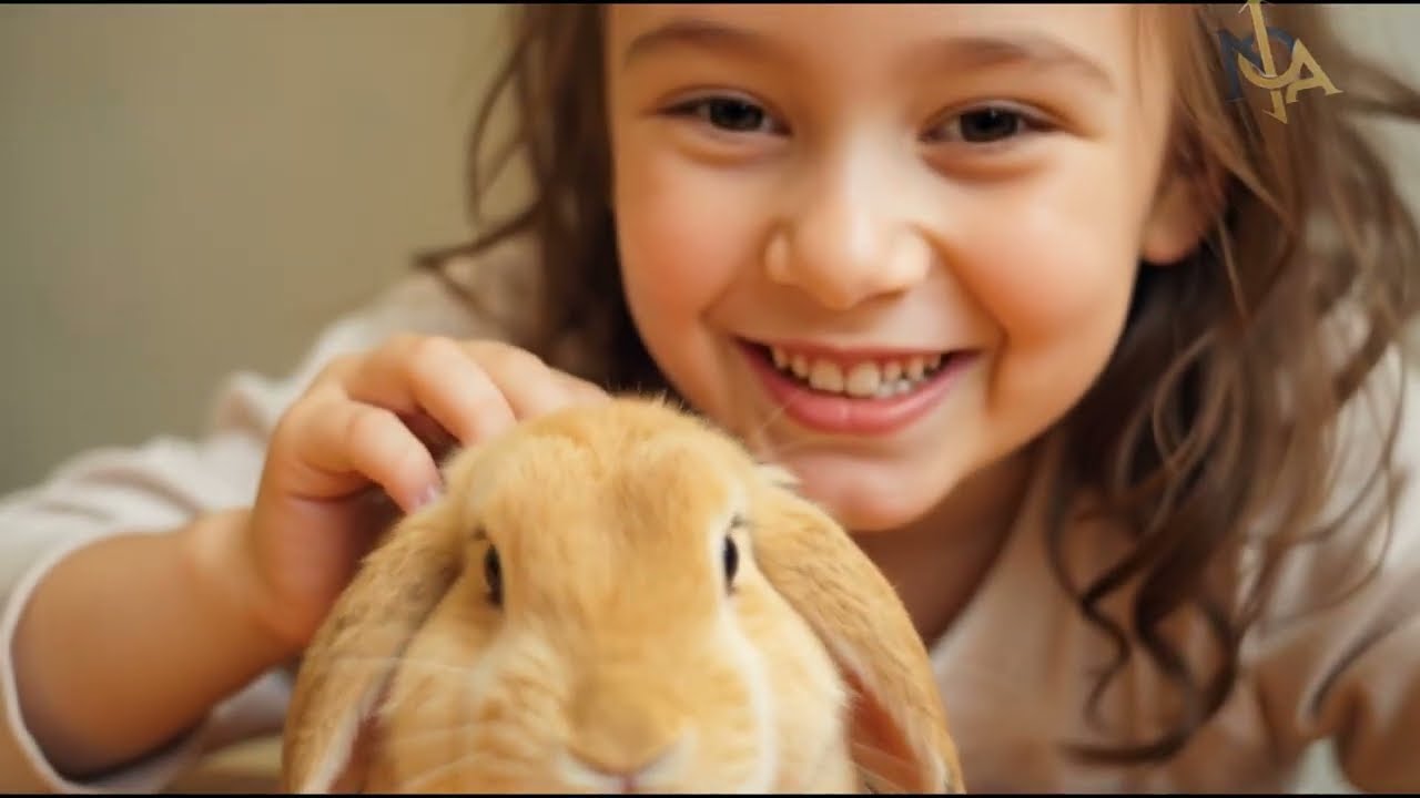 Baby rabbits ~ Cute little rabbits ~ Rabbits that eat vegetables 