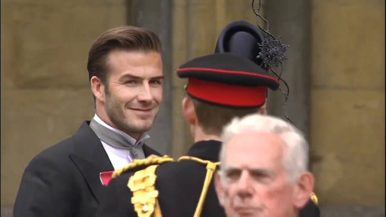 Posh and Becks at the Abbey