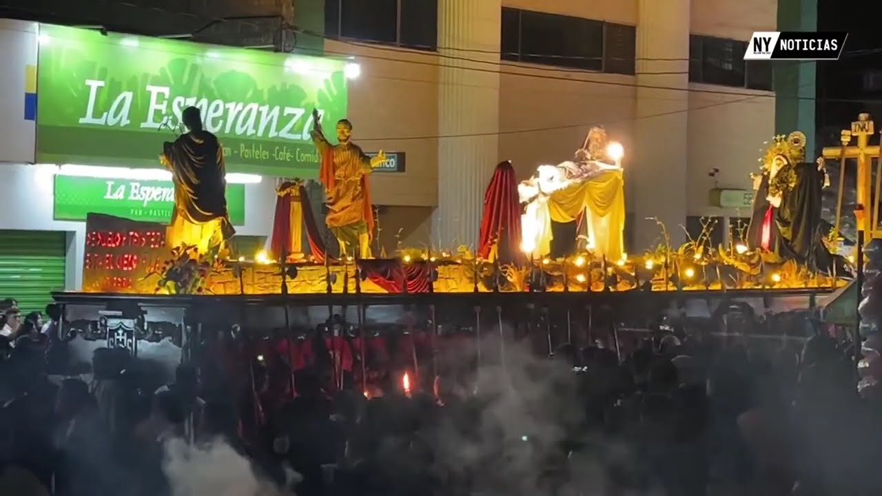Ingreso del Señor Sepultado Cristo de la Exaltación de Cobán 2024