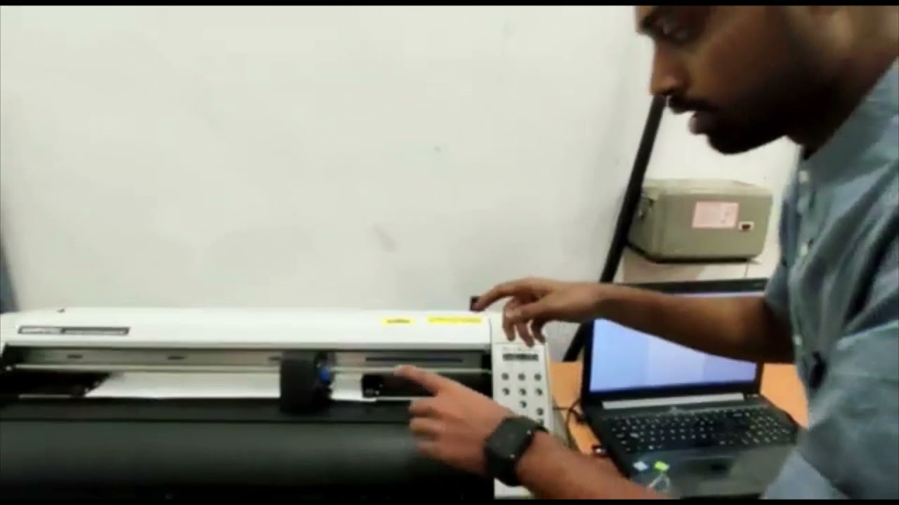 Graphtec CE5000 Cutting Machine step by step process.