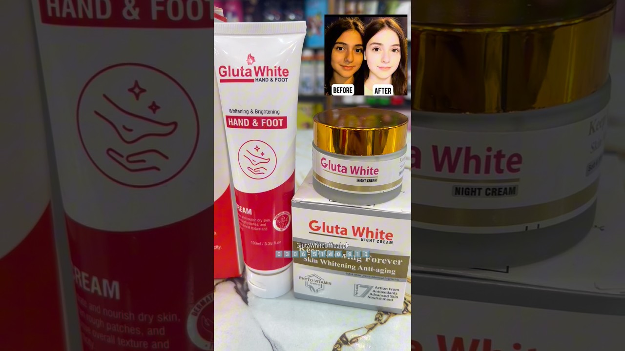GlutaWhite Glutathione Cream | Best Face + Hand & Foot Night Cream✨💯 