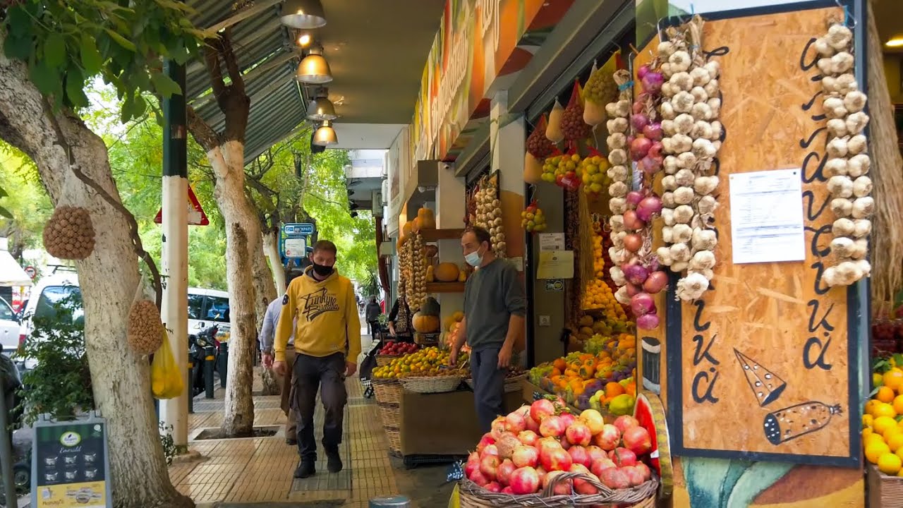 #129 Athens Walk in Filolaou str walk in Pagrati, Athens, Greece