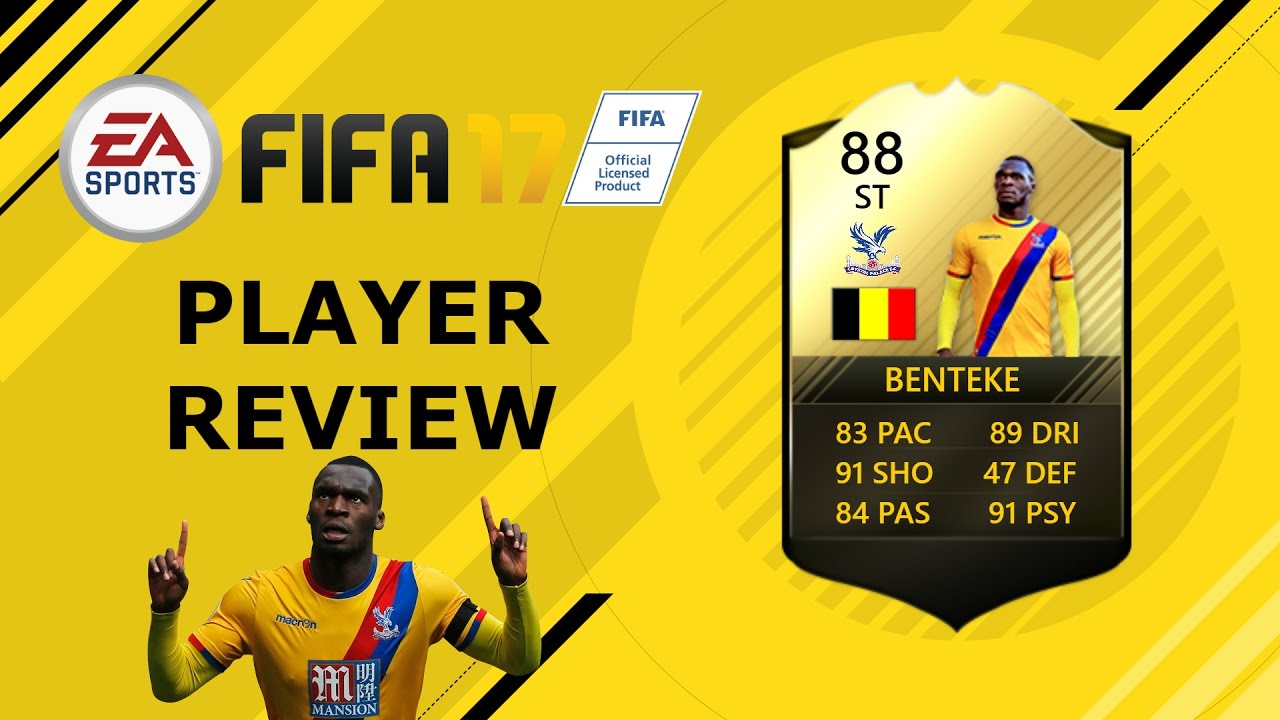 FIFA 17 | FIF Benteke (88) Player Review! w/Gameplay & In-Game Stats