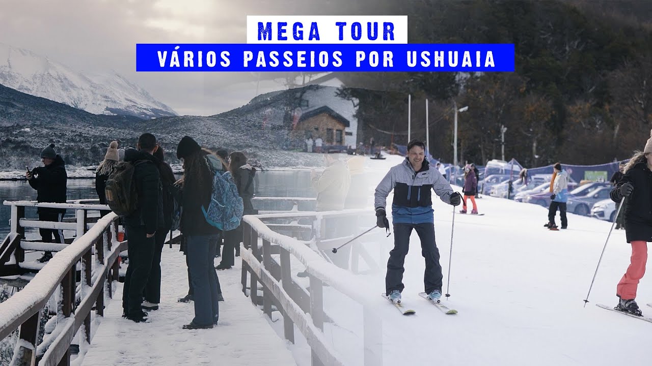 Fizemos um MEGA TOUR por Ushuaia - Passeios de Inverno