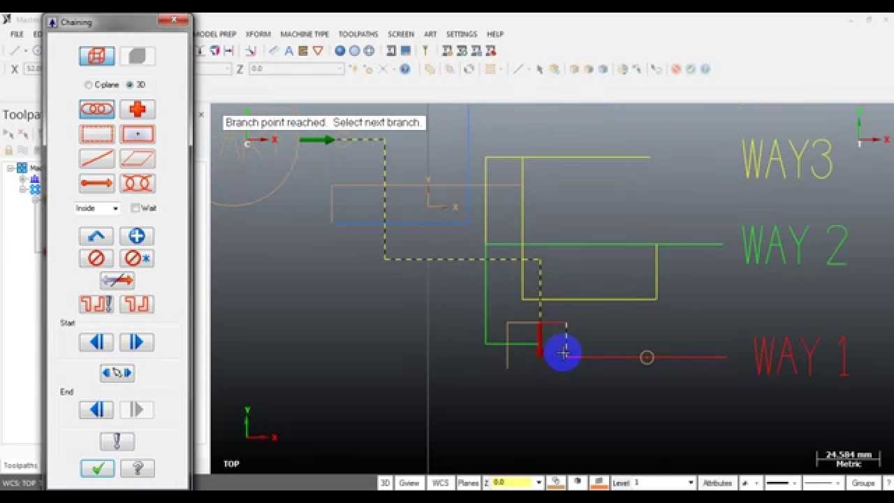 MASTERCAM TIP:  IMPROVE YOUR FLEXIBILITY IN 2D CHAINING