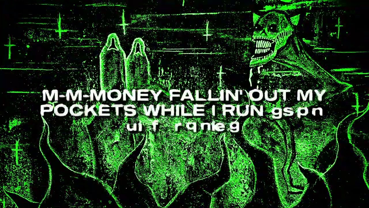 Freddie Dredd - Kick Rocks (Ghost Slowed (Lyric Video)) ft. Lil Darkie