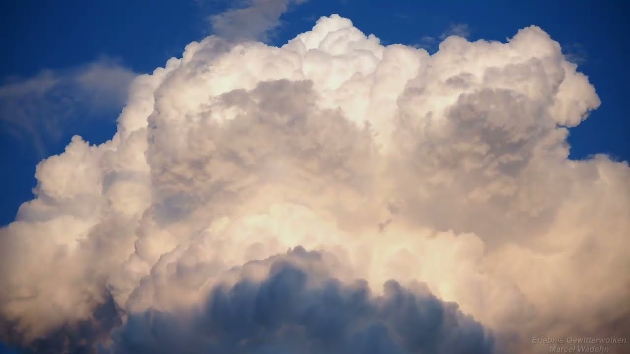 Gewitterwolken im Zeitraffer Großzusammenfassung Juli August 2025