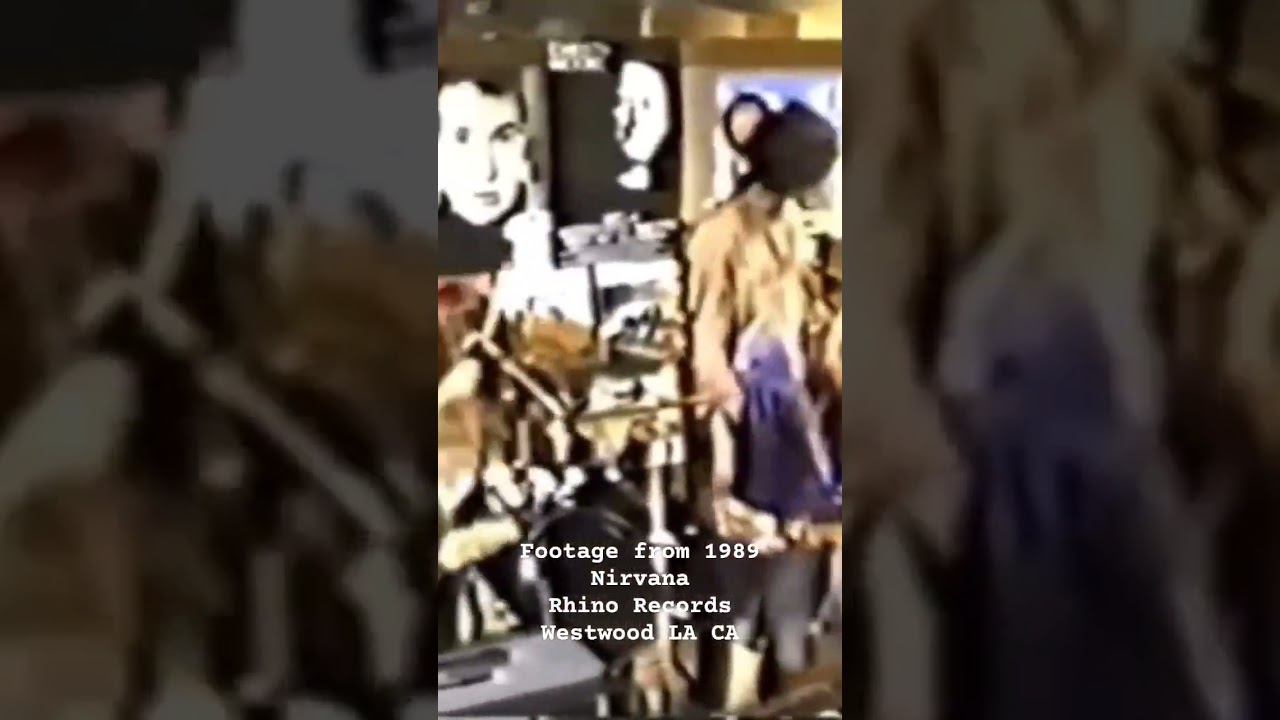 Nirvana Live footage 1989