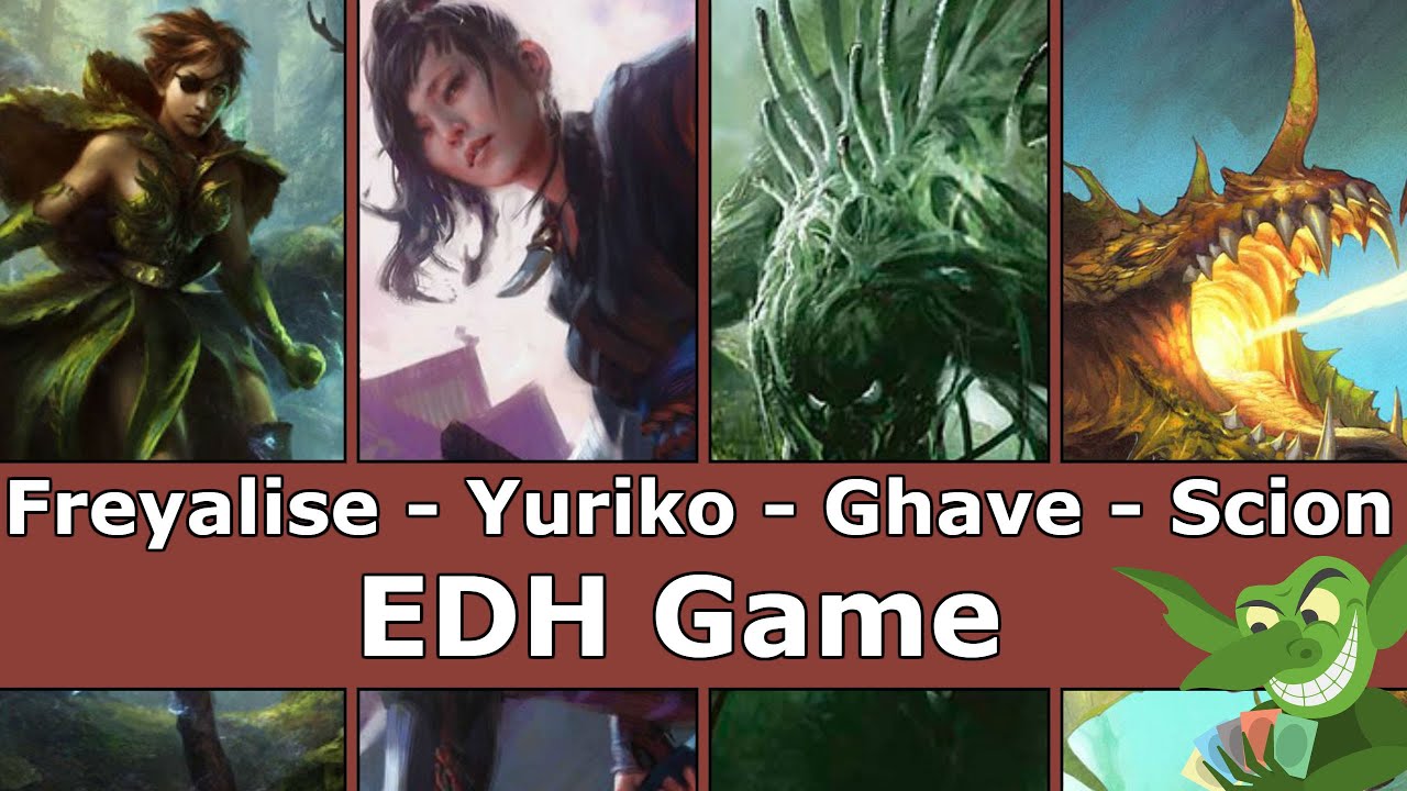 Freyalise vs Yuriko vs Ghave vs Scion of the Ur-Dragon EDH / CMDR game play