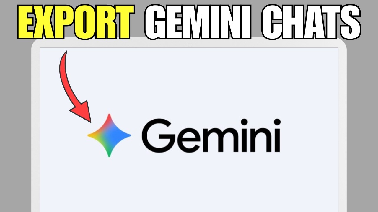 How to Export Gemini Chat History