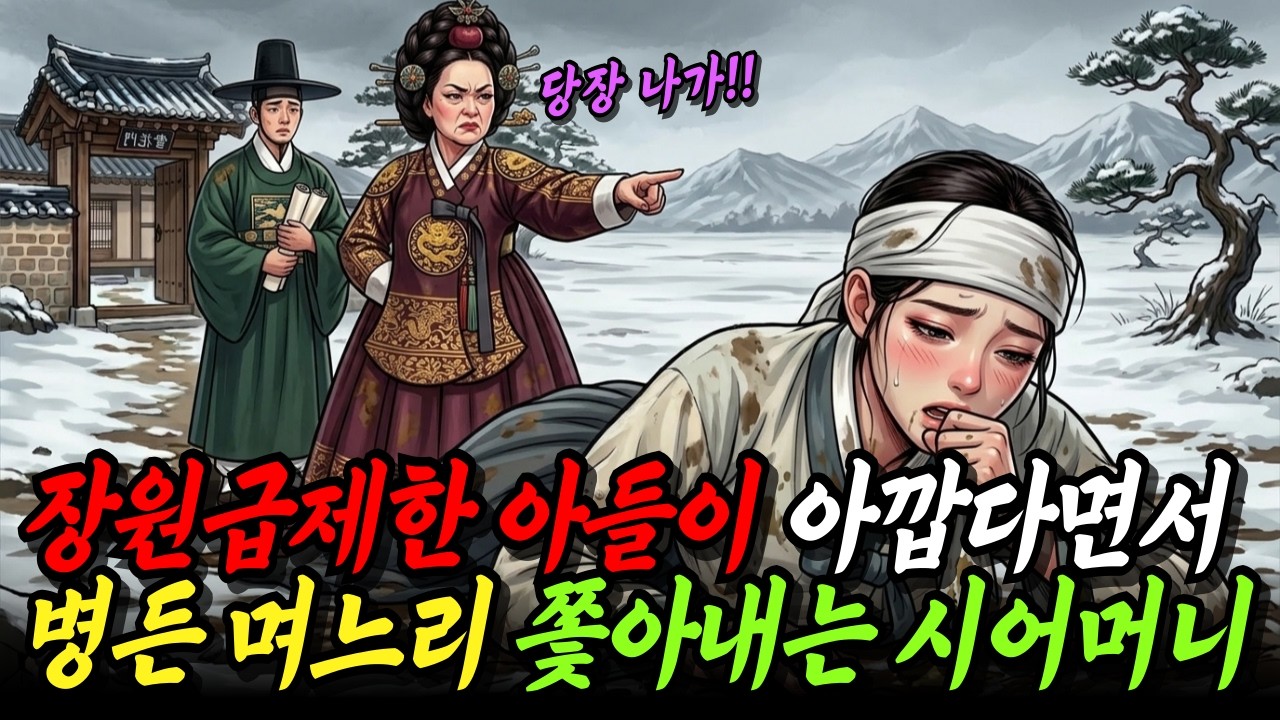 장원급제한 아들이 아깝다며 병든 며느리를 쫓아내는 시어머니 | 야담 옛날이야기 오디오북 수면동화 전설 민담