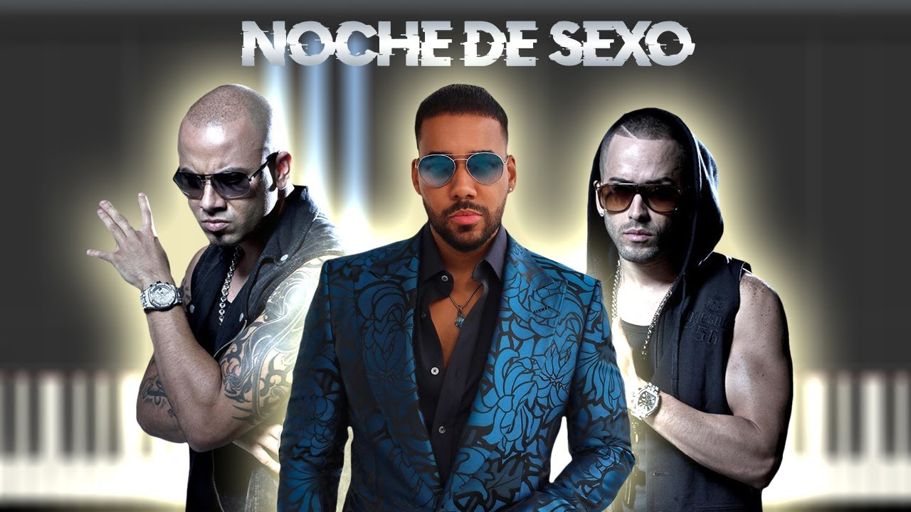 Wisin y Yandel ft Romeo Santos - Noche de Sexo | Piano Tutorial / Partitura / Karaoke / MIDI