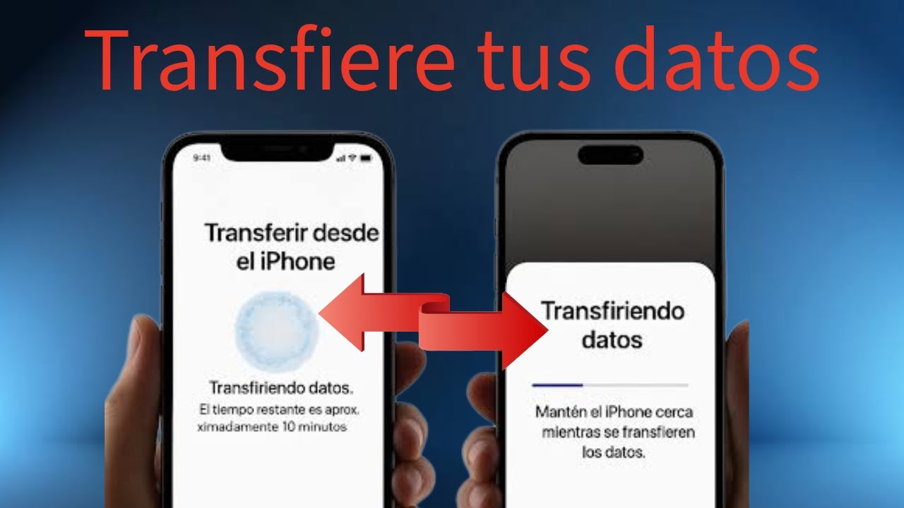 Como transferir tus datos de un iPhone a otro.  explicado paso a paso