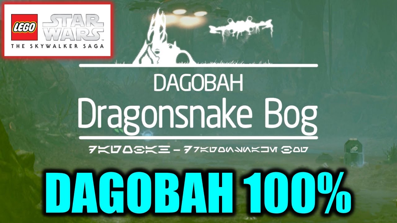 Dagobah 100% - All Bricks, Characters, Missions & Datacard - Lego Star Wars The Skywalker Saga