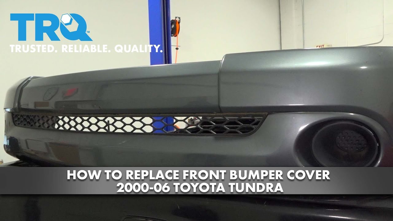 Как заменить передний бампер Toyota Tundra 2000-2006 годов