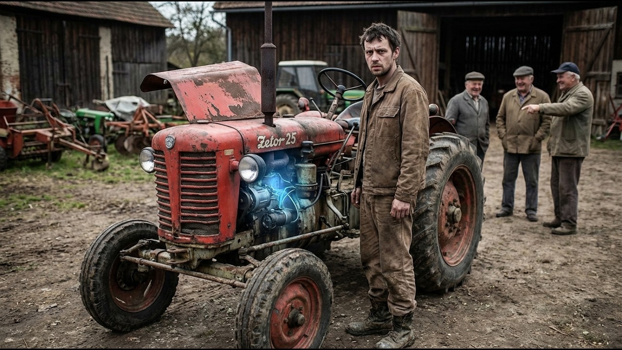 Smáli se mu, když si koupil traktor bez motoru – to, co do něj nainstaloval, všechno změnilo
