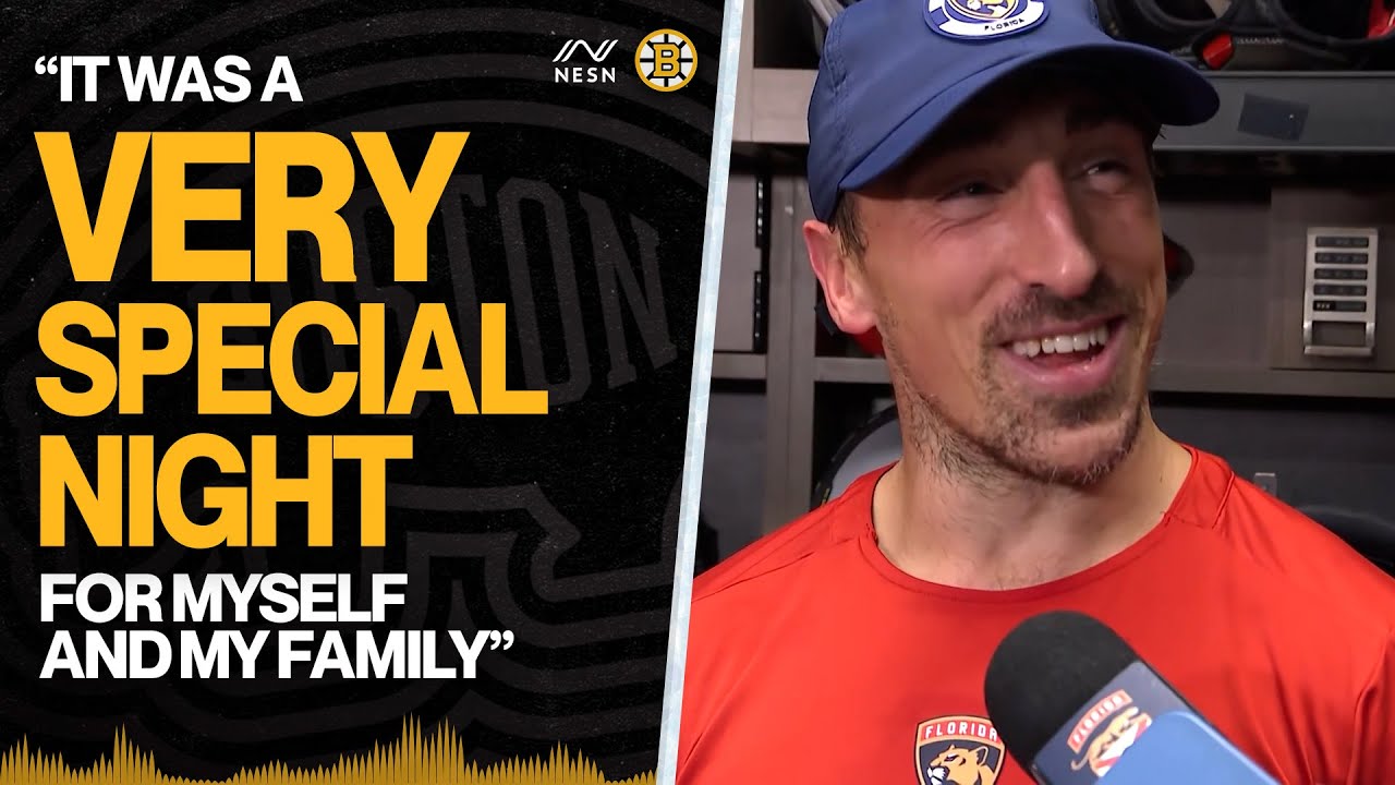 Brad Marchand On His Emotional Return to Boston, Playing Against Bruins