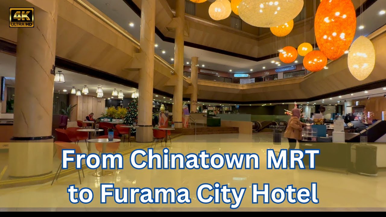 Walking from Chinatown MRT to Furama Hotel