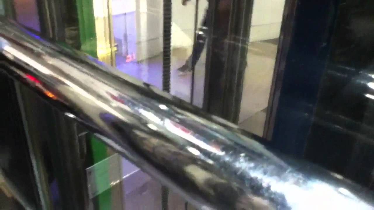 Glass Hydraulic Temple lifts at the Science Museum, London