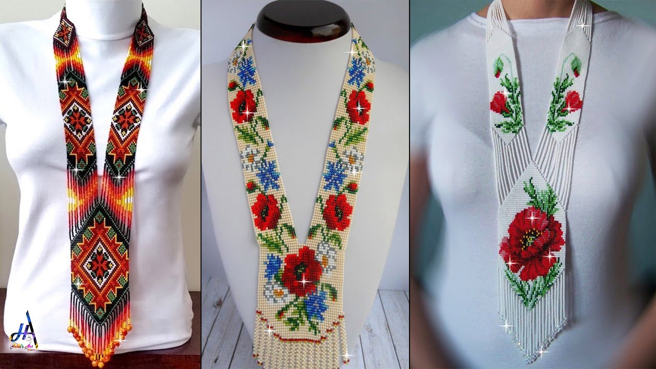 Easy Boho!!.. Fashion DIY Beaded Necklace Step By Step - Tutorial