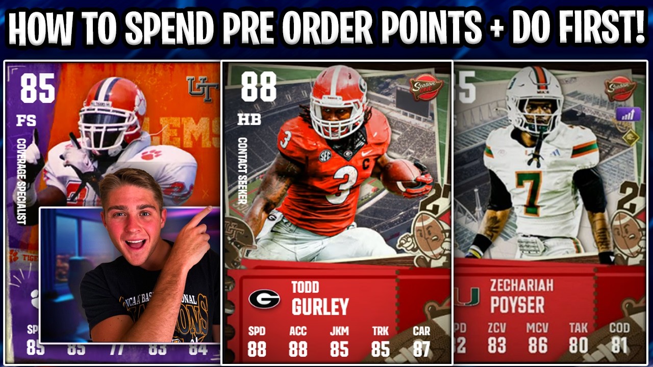 THE BEST WAY TO SPEND YOUR PRE - ORDER POINTS + WHAT TO DO FIRST IN CFB 27 ULTIMATE TEAM!