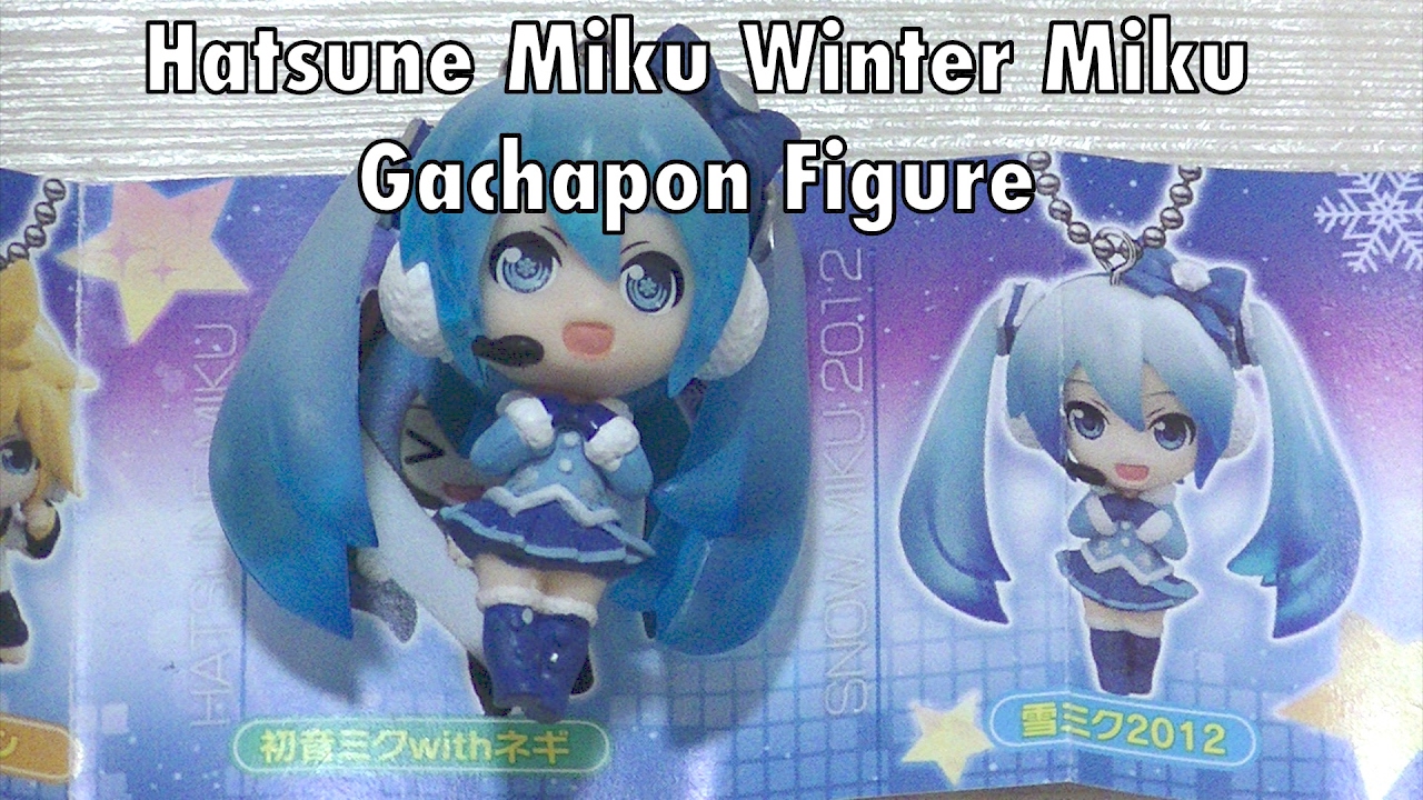 Hatsune Miku Winter Miku Gachapon Figure 初音ミクスイングうぃんたあえでいしょん