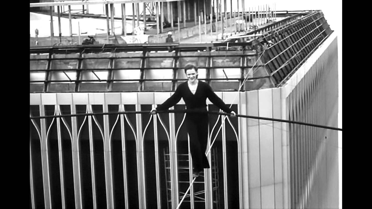 Phillipe Petit atop The World Trade Center