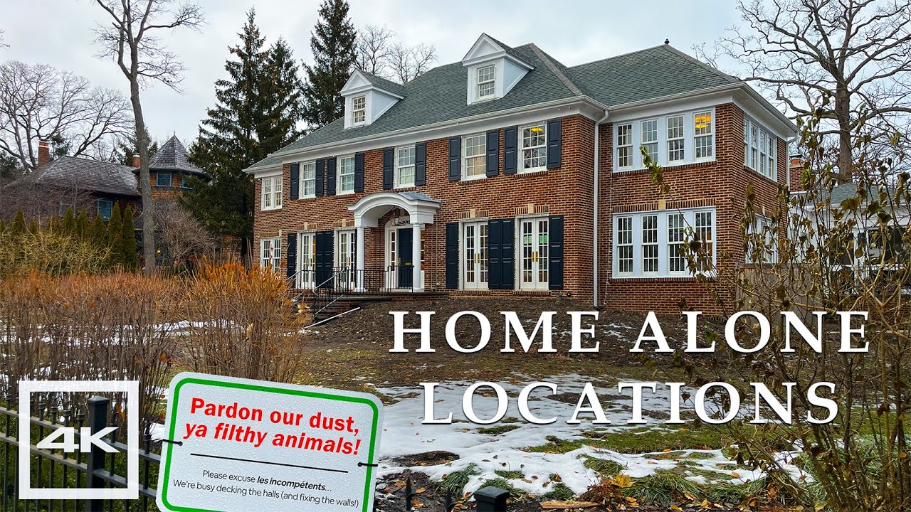 Home Alone Locations in the Real Life, Winnetka IL Walking Tour 2025 | 4K HDR 60fps