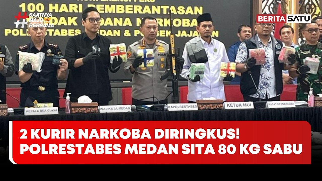 Dua Kurir Narkoba Diringkus Polrestabes Medan, 80 Kg Sabu Disita #beritasatu