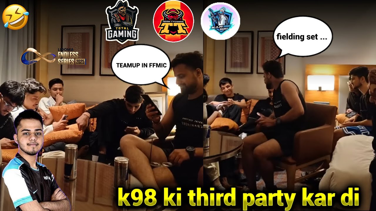 FIELDING SET OF K98 ARMY😂 | TG TT K98 TEAMUP IN FFMIC | FOZYAJAY INVITE VIPER ? FUNNY IRL | LIDOMA