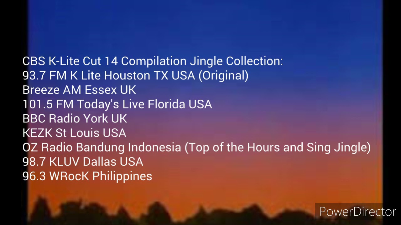 CBS K-LITE CUT 14 COMPILATION JINGLE AND NEW OZ RADIO JINGLE 2021 EDITION I COULD NEVER LEAVE YOU