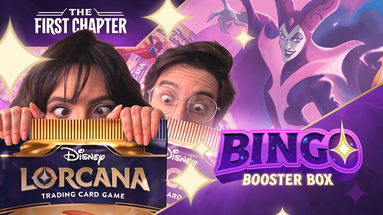 Disney Lorcana Bingo Booster Box First Chapter - Parceria Copag