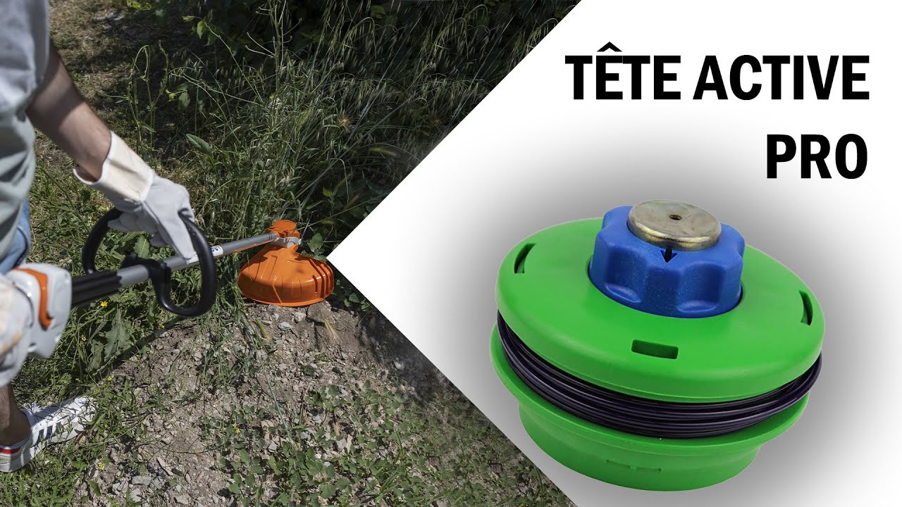 Comment changer le fil de sa débroussailleuse facilement avec les tête active TAP and GO ?