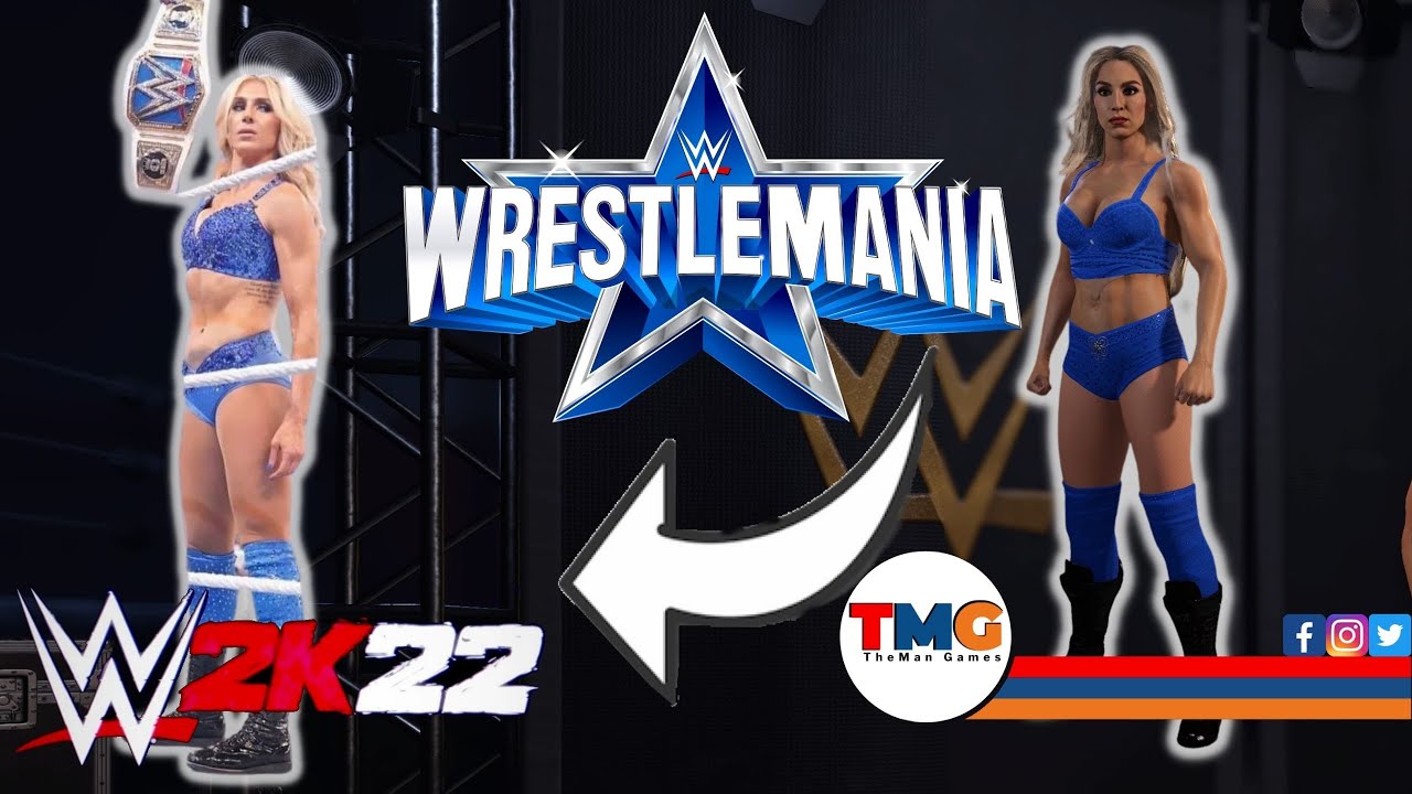 How To Create Charlotte Flair! WrestleMania 38 Attire! WWE 2K22 Creation