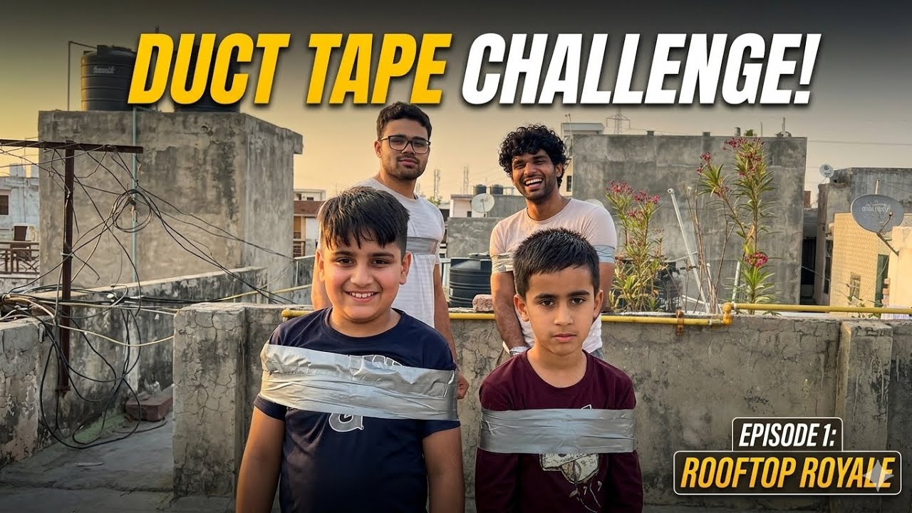 DUCT TAPE CHALLENGE PART 2! (Extreme Version) 😱🔥
