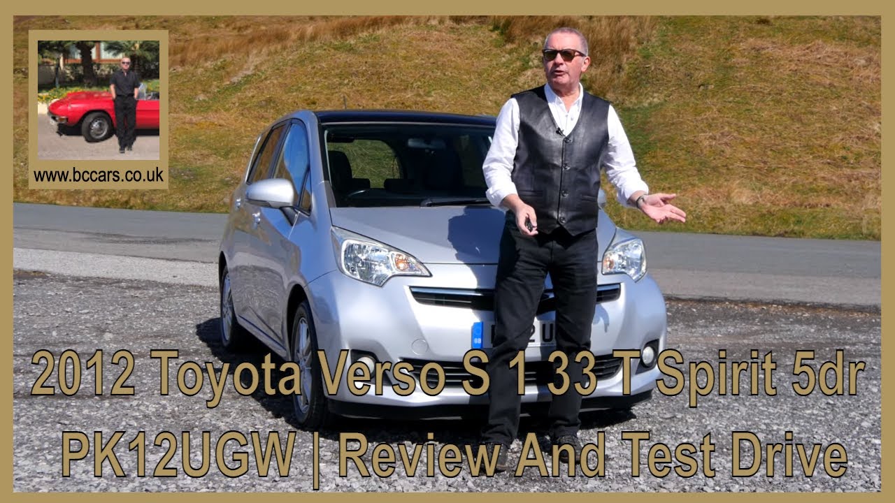 2012 Toyota Verso S 1 33 T Spirit 5dr PK12UGW | Review And Test Drive
