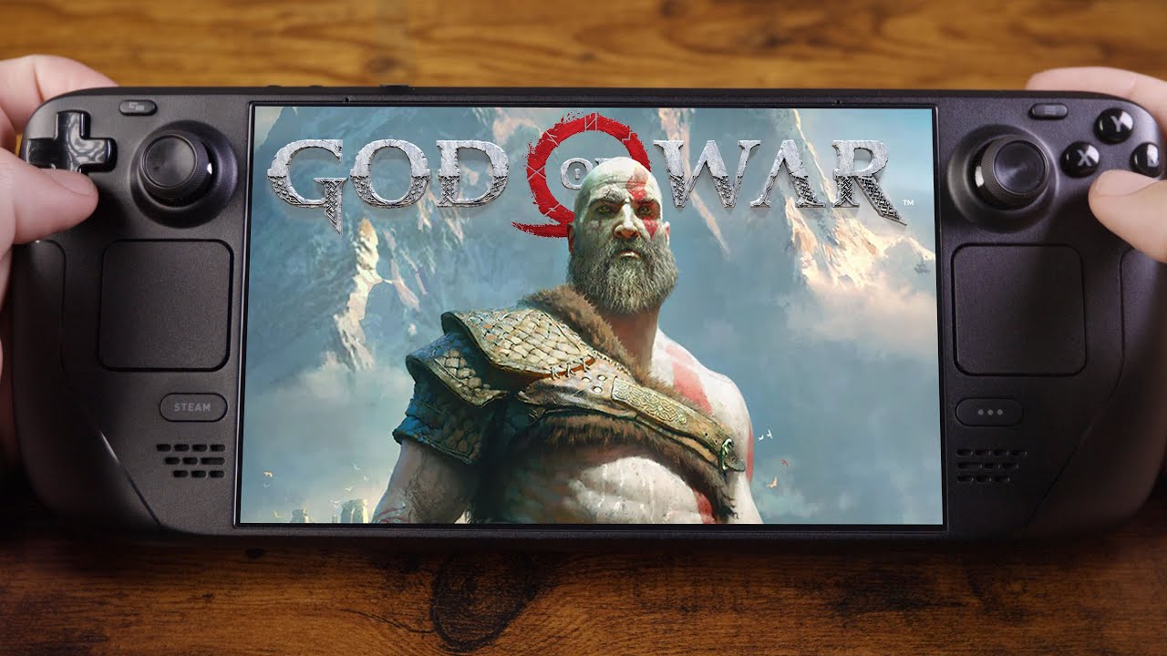 OLED Steam Deck: Низкий Средний Высокий Максимальный Протестировано в GOD OF WAR