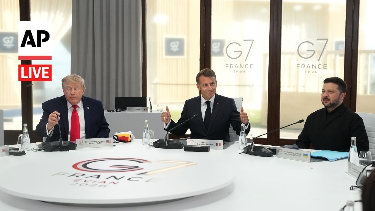 G7 Summit LIVE: Macron hosts talks with Trump, Zelenskyy and other leaders