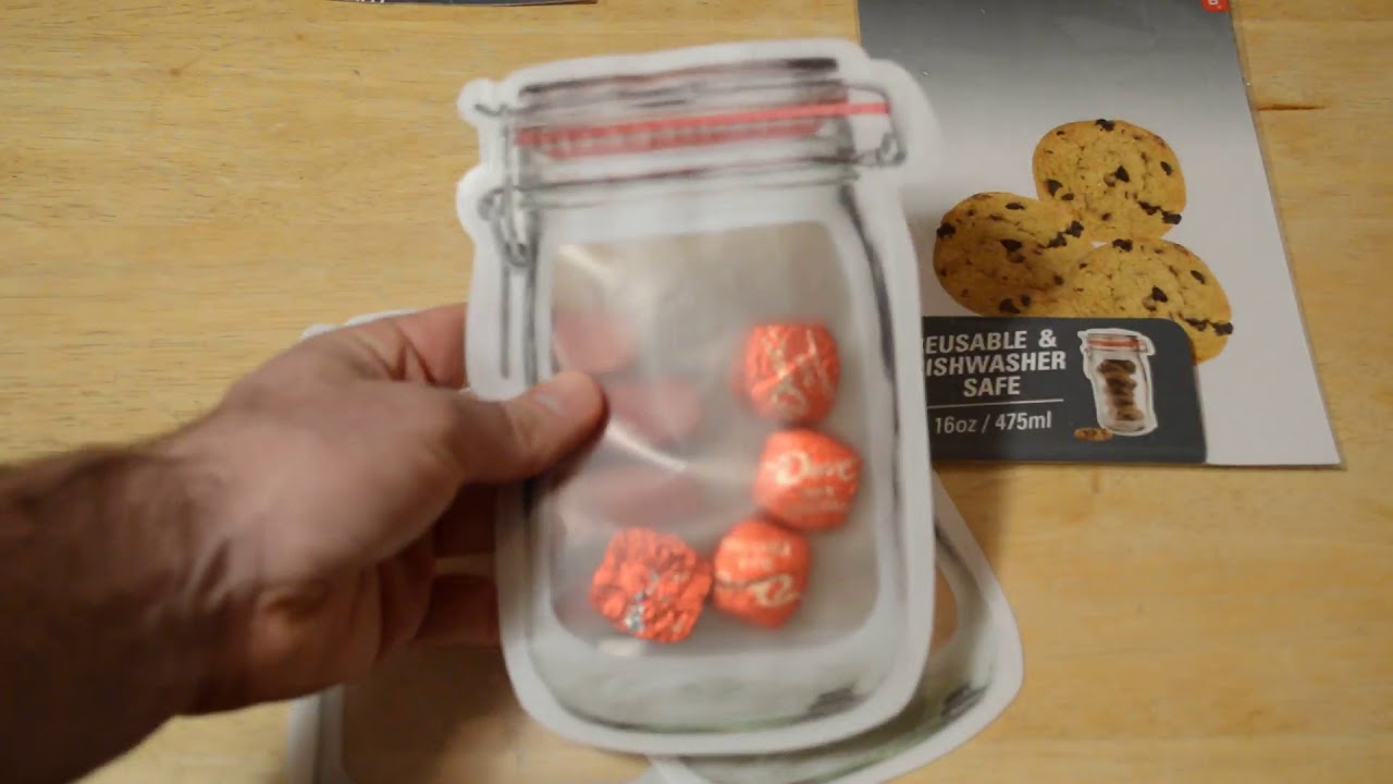 Mason Jar Zip Lock Zipper Bags Review
