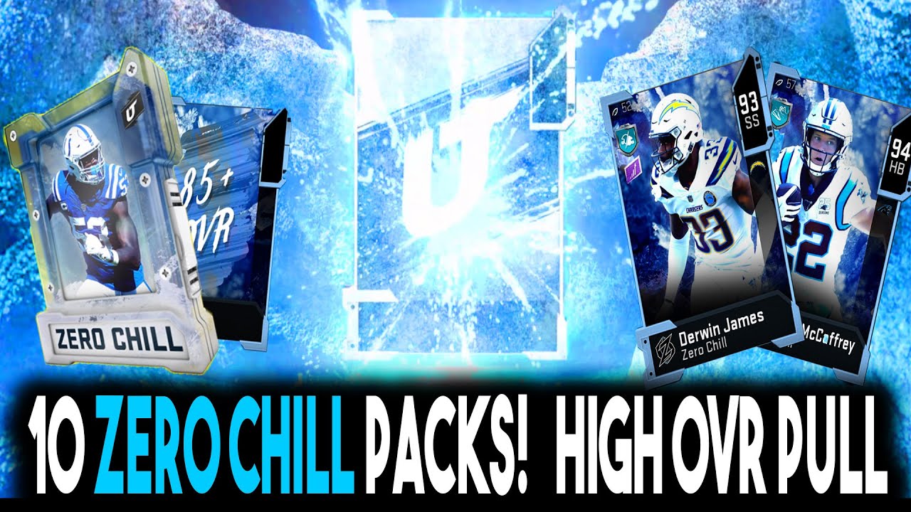 10 ZERO CHILL PACK OPENING! HIGH ZERO CHILL PULL! 2 85+ ZERO CHILL PLAYERS!