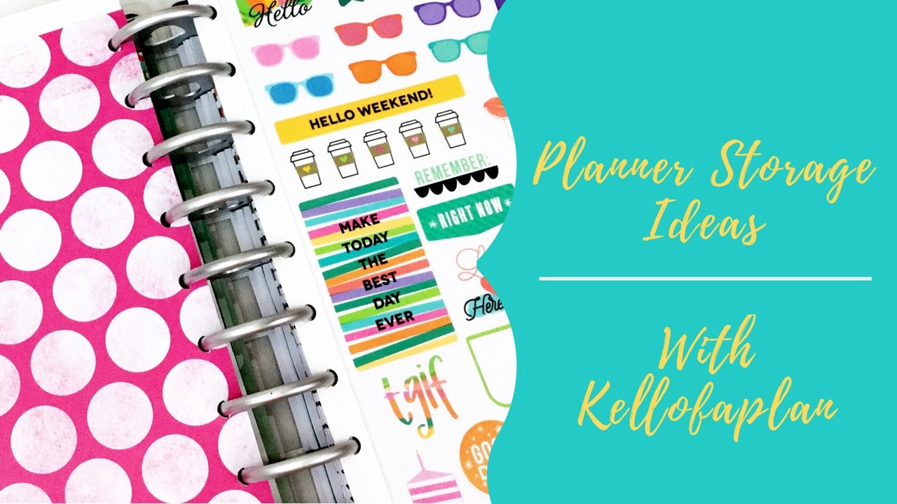 Planner Storage Ideas